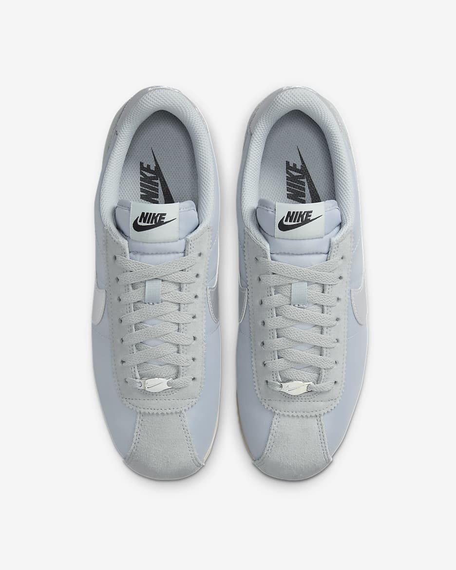 Nike cortez plata on sale